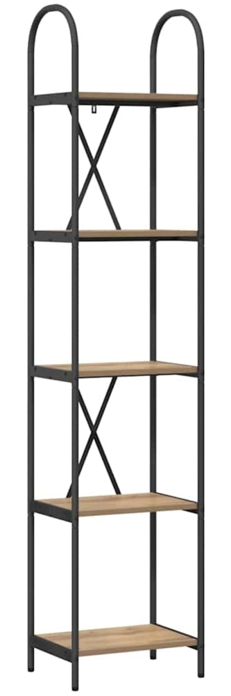 vidaXL Regal Artisan-Eiche 40 x 30 x 183 cm Holzwerkstoff 879928 Bild 1