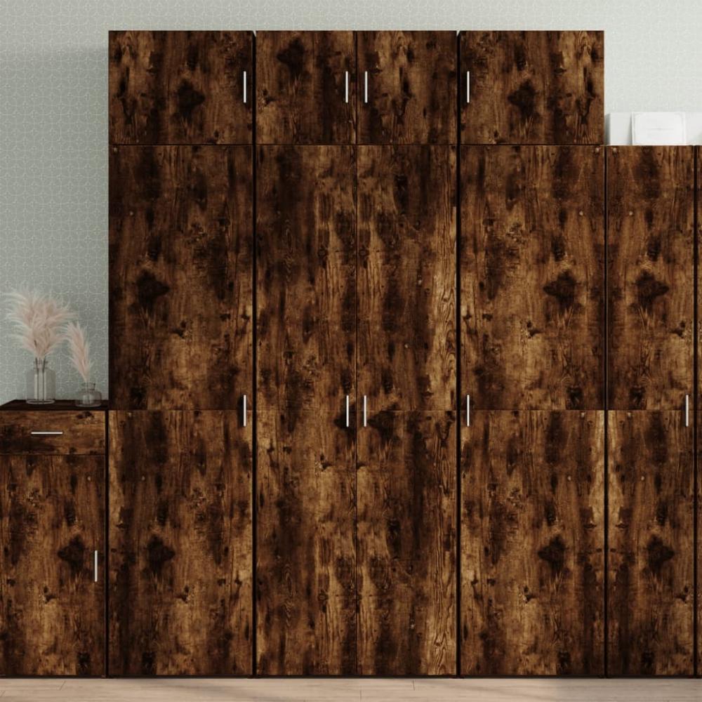 vidaXL Hochschrank Räuchereiche 70x42,5x225 cm Holzwerkstoff 3281333 Bild 1