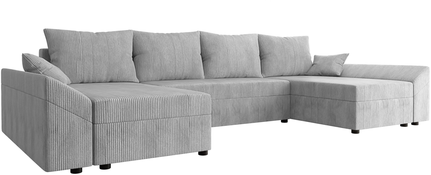 Ecksofa Chione U Cord (Farbe: Poso 110) Bild 1