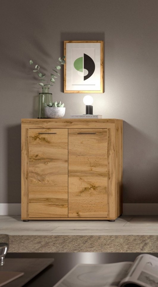 INOSIGN Highboard Aosta, Höhe 88 cm, in verschiedenen Farbausführungen, mit 2 Türen und 3 Fächern, Wohnzimmer, Kommode, Schrank Bild 1