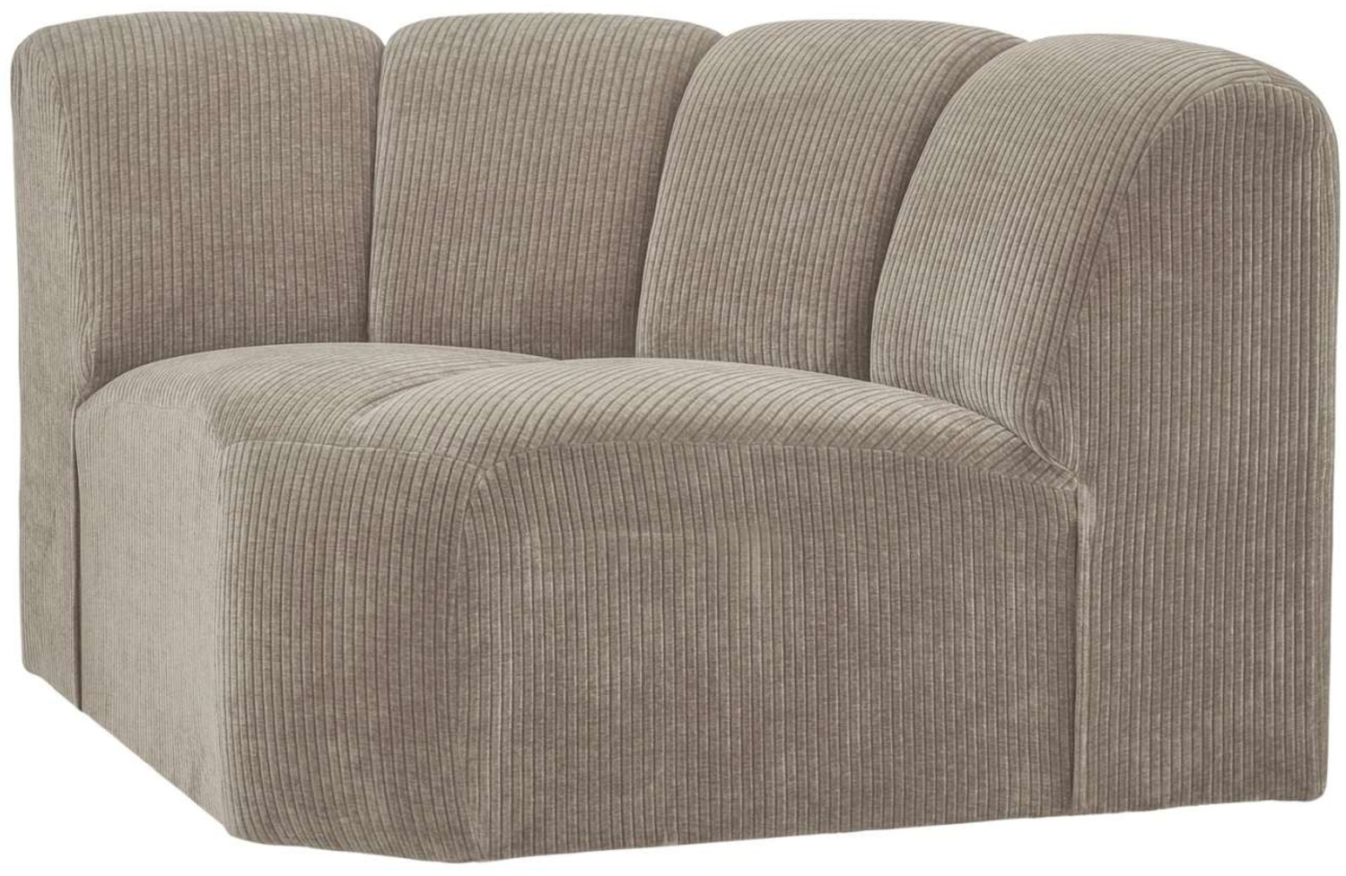 Modulsofa Mojo Flachcord Eck-Element, Sand Bild 1