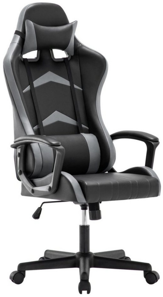 Intimate WM Heart Gaming-Stuhl Verstellbarer Ergonomischer Schreibtischstuhl mit hoher Rückenlehne, Höhenverstellbar Bürostuhl mit Kopfkissen, Lendenkissen Bild 1