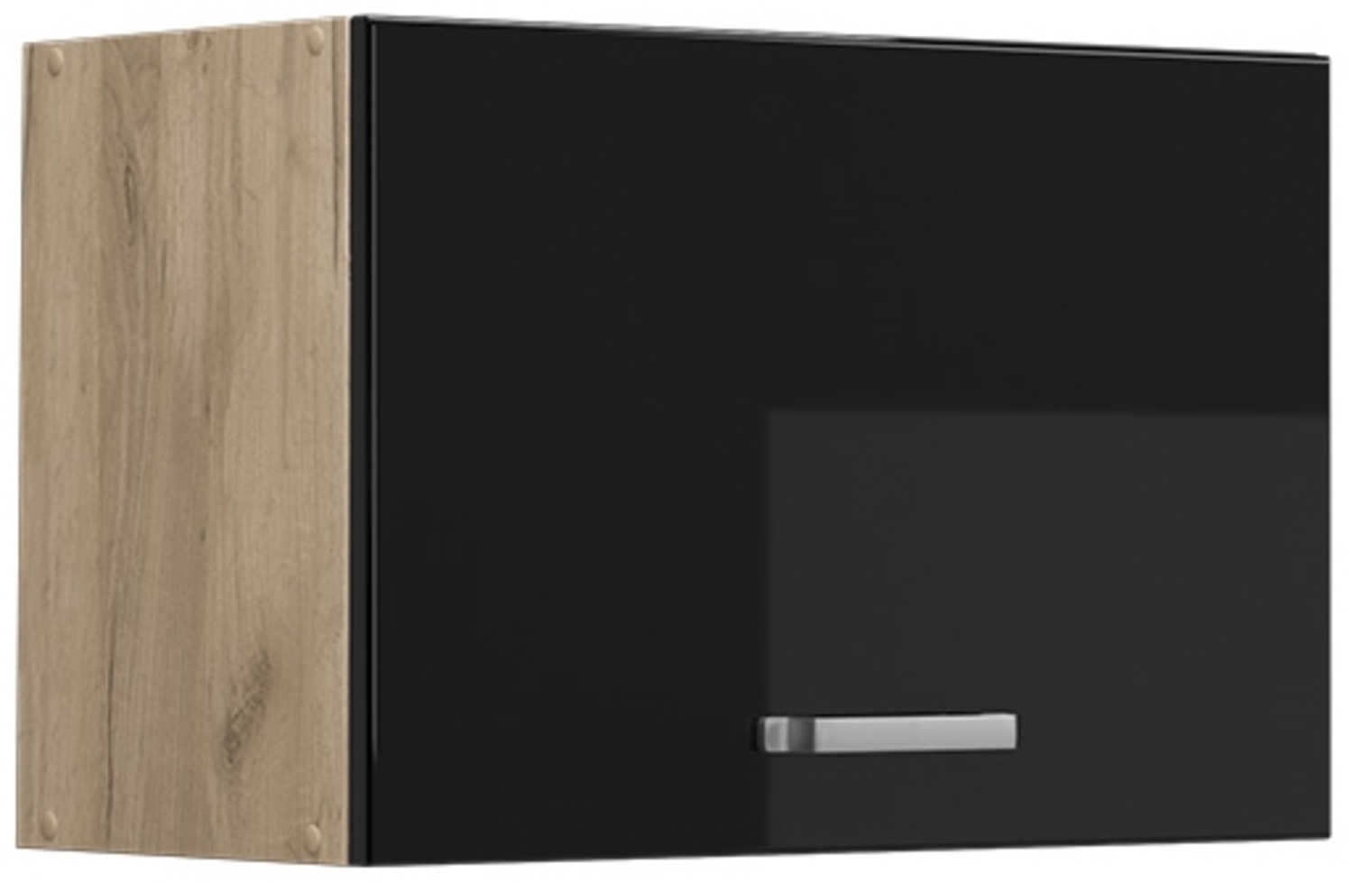 Hängeschrank R-Line Schwarz Hochglanz 60 cm Flach Vicco Bild 1