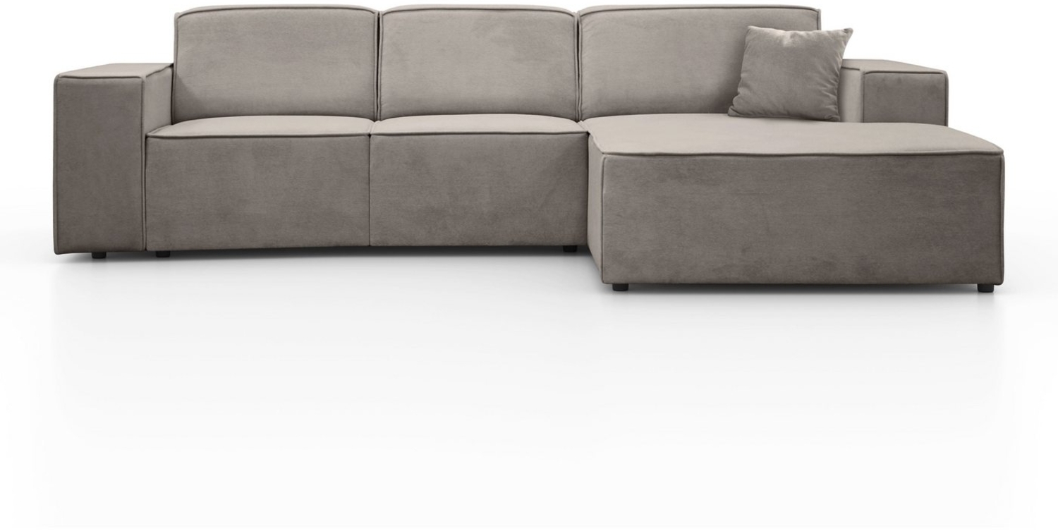 Beautysofa Ecksofa PEDRO, Breite: 267cm, viele Farbvarianten Bild 1