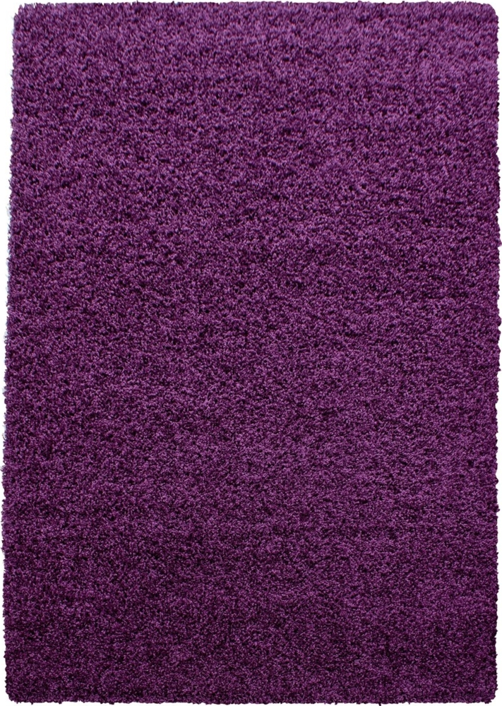 Hochflor Teppich Lux Läufer - 60x110 cm - Lila Bild 1