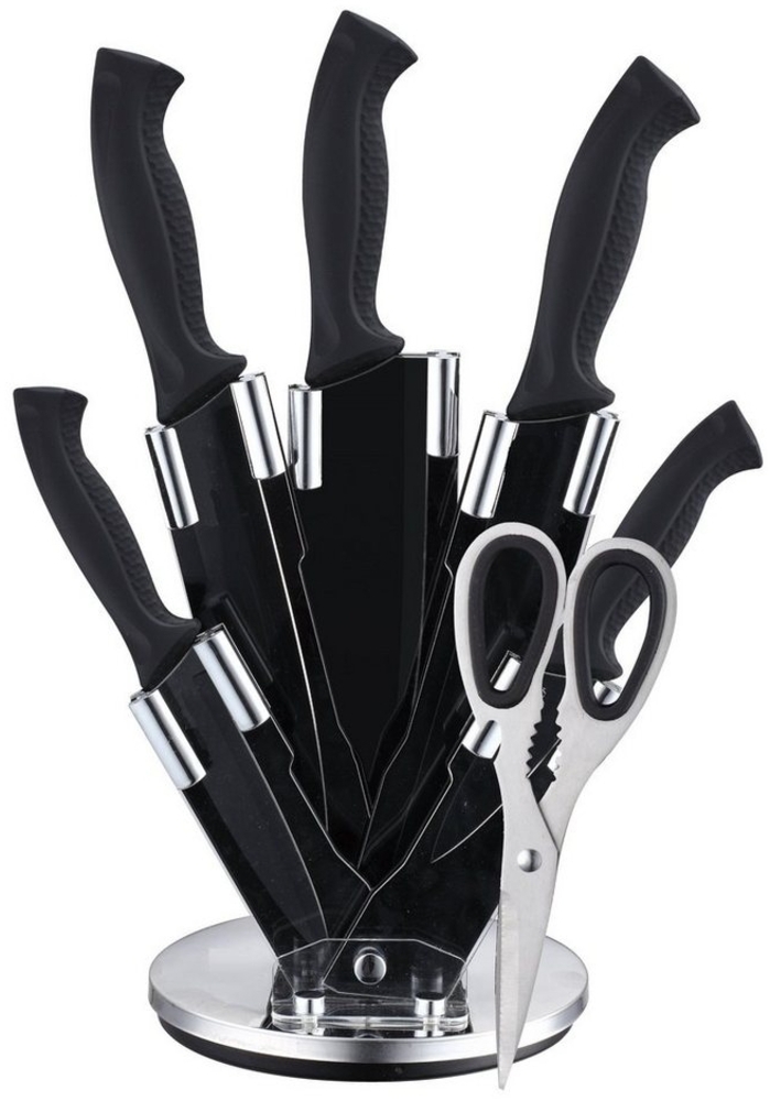 7-teiliges Profi Messer-Set drehbar Messerset sehr hochwertiges Schälmesser Küchenmesser Set Kochmesser Motiv 4 Bild 1
