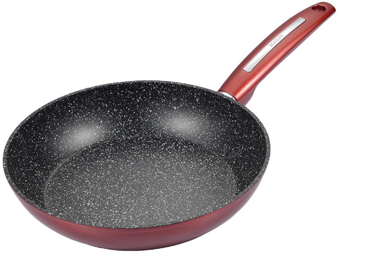 Schäfer Pfannen Hochwertiges Kochgeschirr – Für Perfektes Kochen und Braten Bratpfanne Ø20cm Metallic Red Bild 1