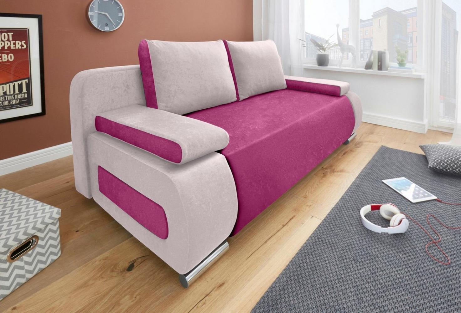 COLLECTION AB Schlafsofa Moritz, mit Bettfunktion und Bettkasten, komfortabler Federkern Bild 1