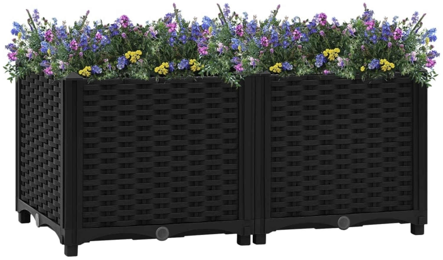 vidaXL Hochbeet 80x40x38 cm Polypropylen 316531 Bild 1