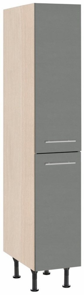 OPTIFIT Apothekerschrank Bern 30 cm breit, 176 cm hoch, höhenverstellbare Stellfüße, Metallgriffe Bild 1