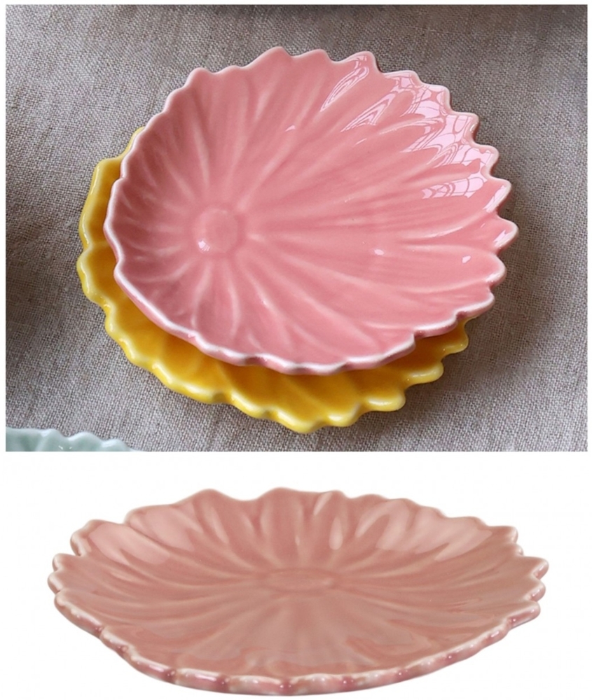 Chic Antique - Teller Kuchenteller Tablett Schale Seerose D 10cm Rosa 61091507 Bild 1