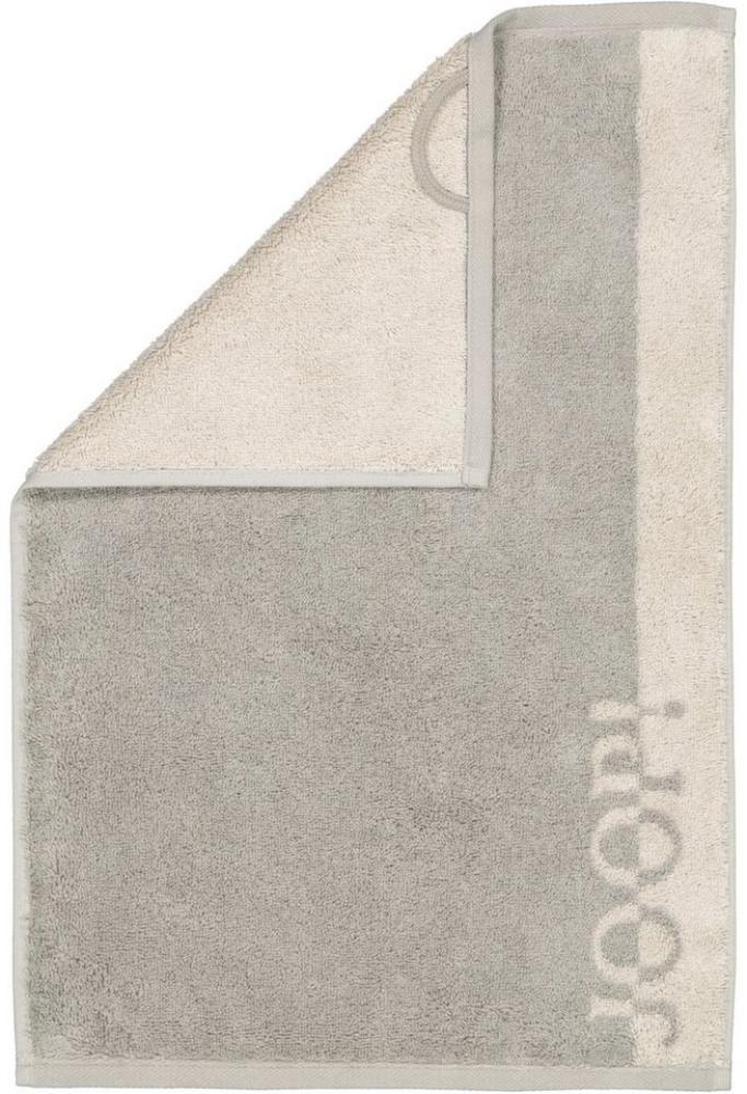 Joop! Handtuch Handtücher 50x100 Tone doubleface 1689-77 platin grau Bild 1