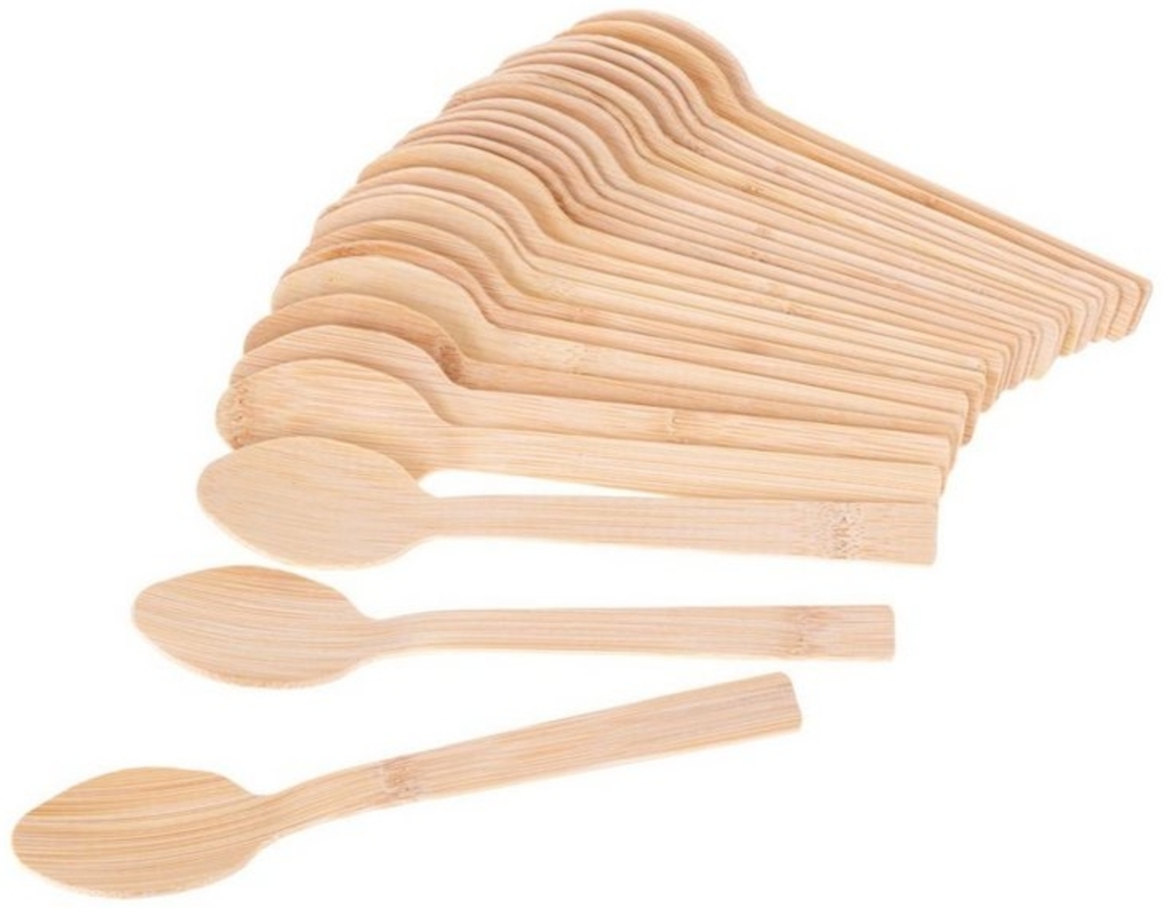 Bambus-Löffel Set 25 Stück 16,5 cm Bild 1