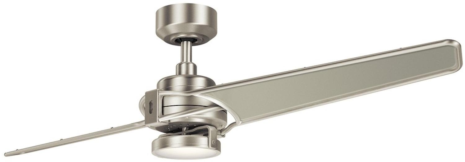 Elstead Lighting Xety Deckenventilator LED nickel gebürstet Bild 1