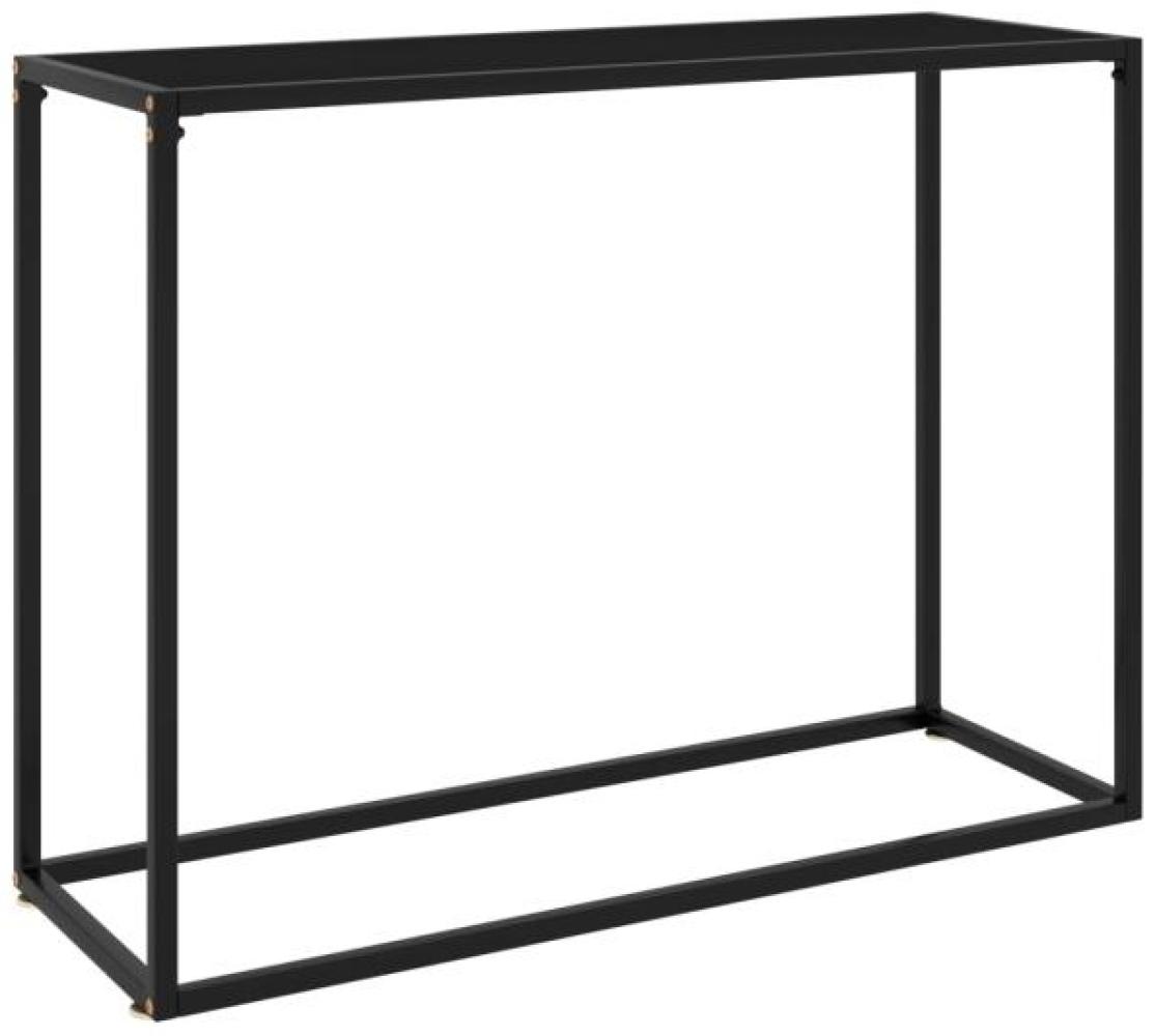 vidaXL Konsolentisch Schwarz 100x35x75 cm Hartglas [322812] Bild 1