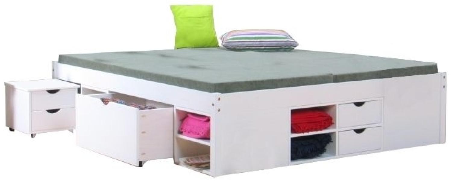 Doppelbett TILL Bettgestell Ehebett Rahmen Bett Schlafzimmer 140x200 Massiv Bild 1