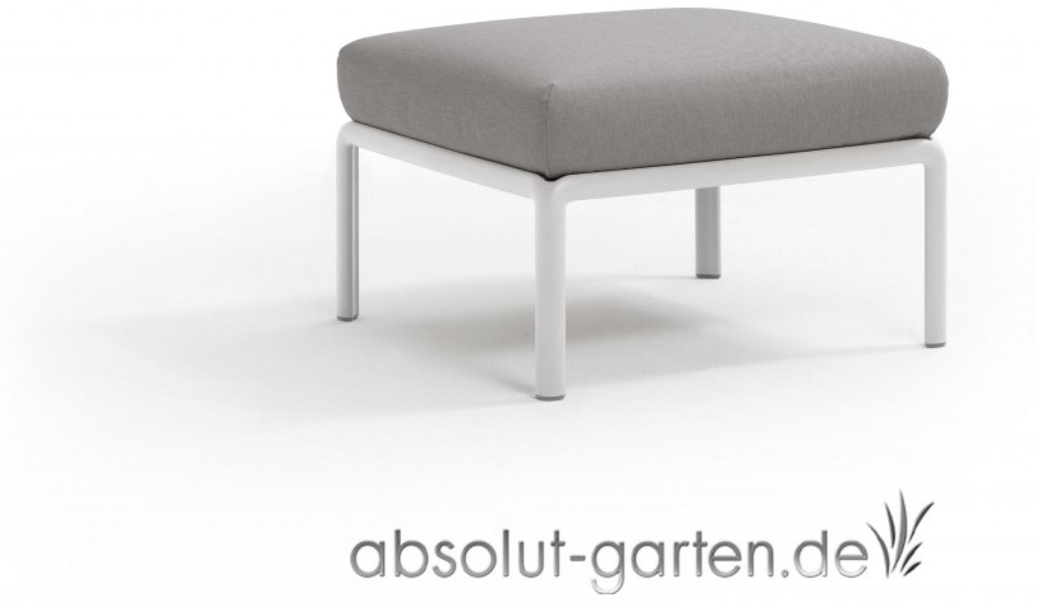 Komodo Pouf Kunststoff (Bianco / grigio komodo) Bild 1