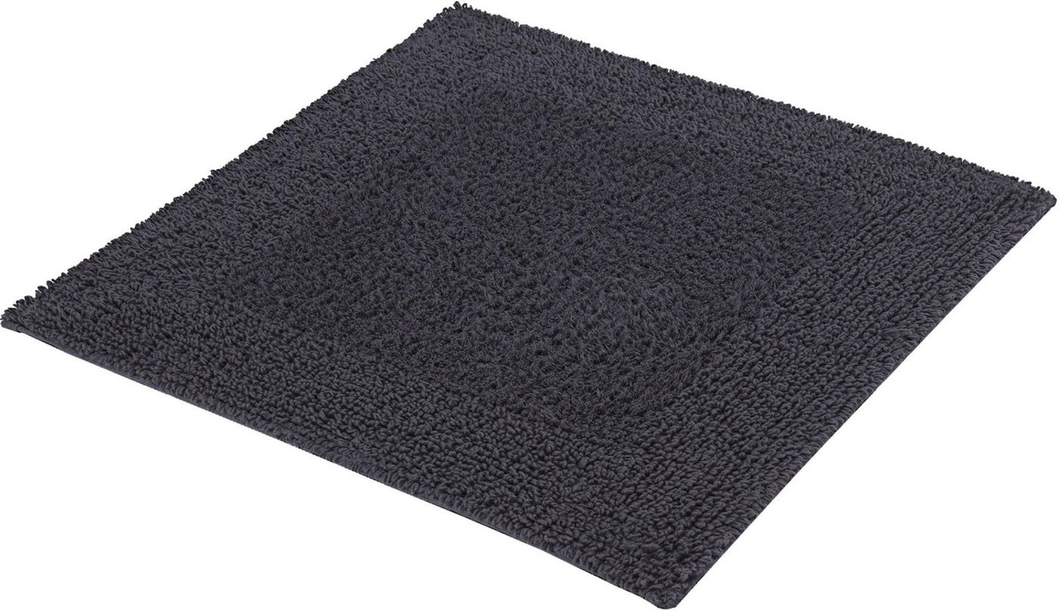 Kleine Wolke Badematte Cotone, Höhe 17 mm, beidseitig nutzbar, fußbodenheizungsgeeignet, Baumwolle, quadratisch, Badteppich, Uni Farben, reine Baumwolle, waschbar Bild 1