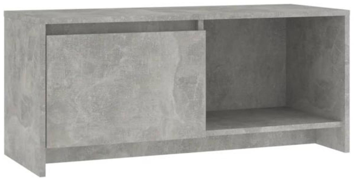 vidaXL TV-Schrank Betongrau 90x35x40 cm Holzwerkstoff 809786 Bild 1