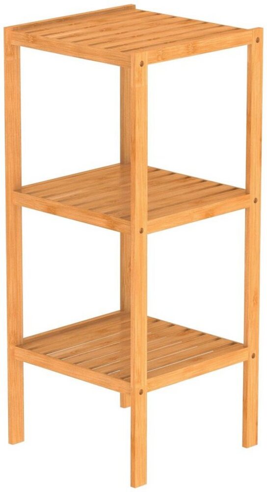 EISL Badregal mit 3 Fächern Bambus 34x33x80 cm 438815 Bild 1