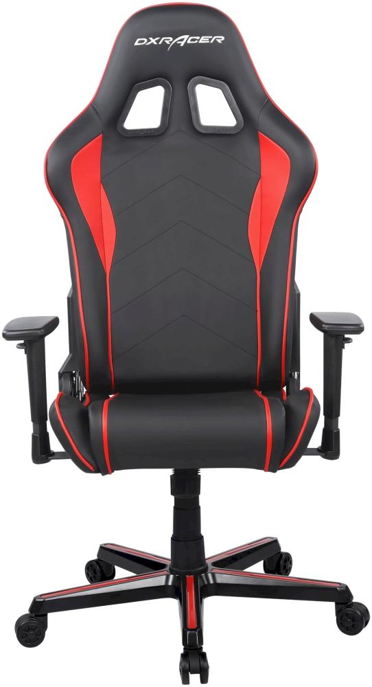 DXRacer 'OH-PG08' Gamingstuhl, Kunstleder schwarz/rot, (126-136) x 46 x 70 cm Bild 1