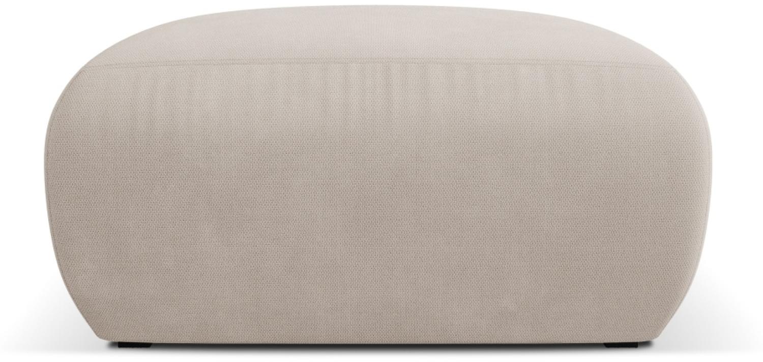 Micadoni Boucle Hocker Molino Medium Strukturierter Stoff Beige Bild 1