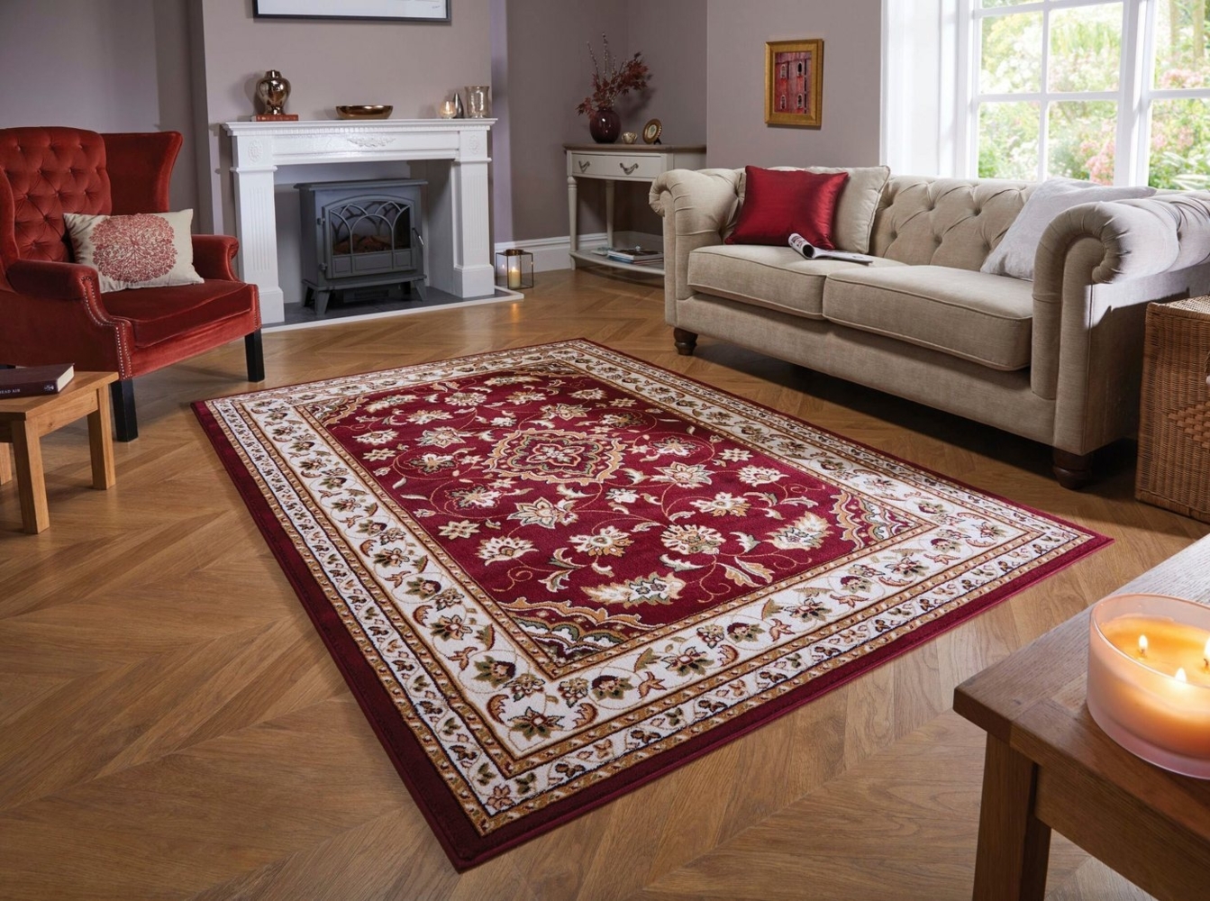 FLAIR RUGS Teppich Sherborne, Höhe: 8 mm, Orientteppich Bild 1