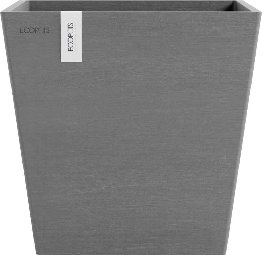 Ecopots Pflanztopf Rotterdam 25 x 25 x 24,5 cm grau Bild 1