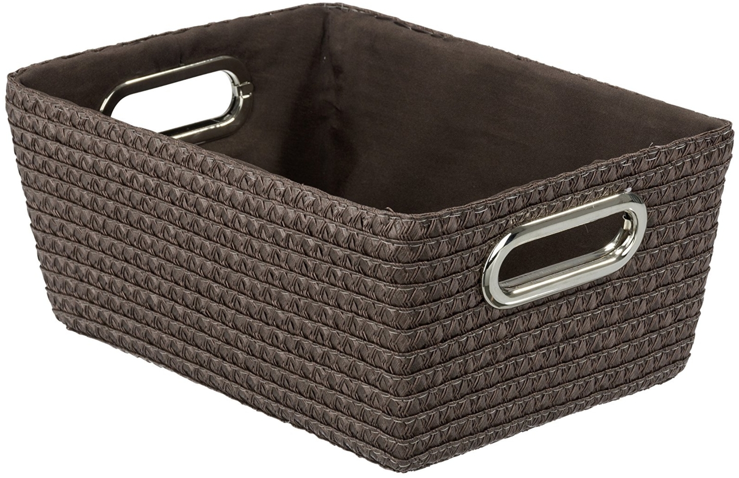 WENKO Aufbewahrungskorb braun/silberfarben one Size Bild 1