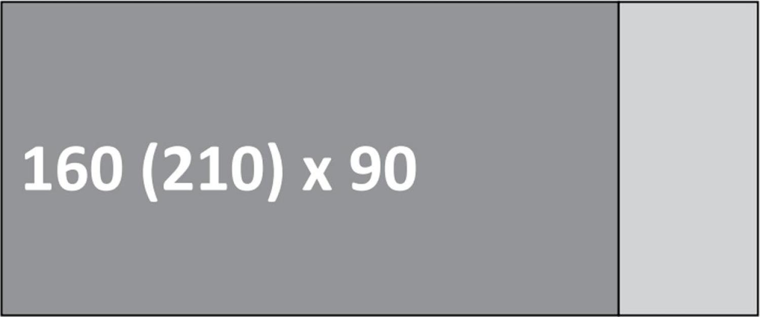 Ausziehbarer Esstisch Fano 1XL Kernbuche massiv lackiert 160-210 cm Bild 1