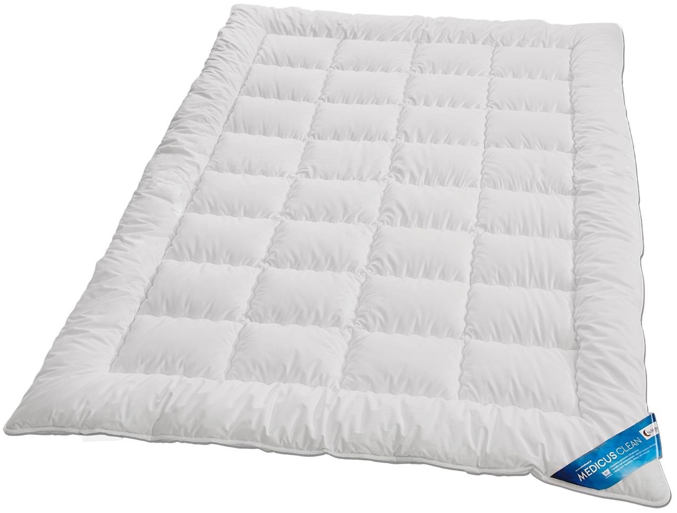 Schlafmond Kunstfaserbettdecke Schlafmond Medicus Clean Vierjahreszeitendecke 155x220 cm, Bezug: 100% Baumwolle Bild 1