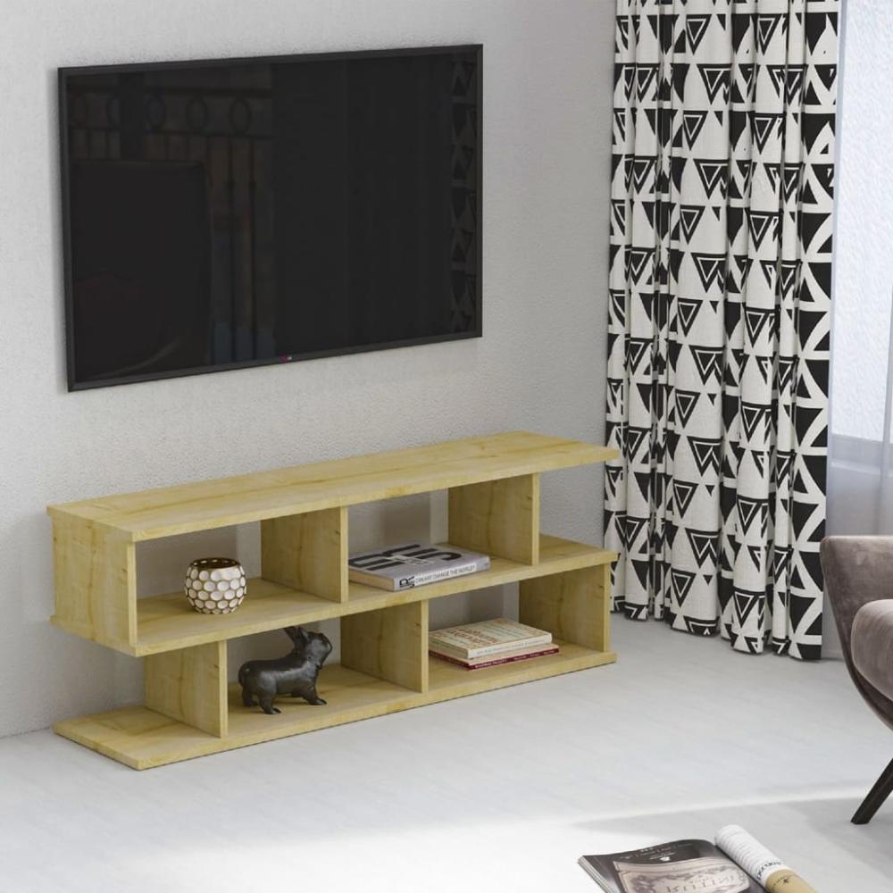 Homemania TV-Schrank Su 120x29,6x45 cm Eichen-Optik 439447 Bild 1