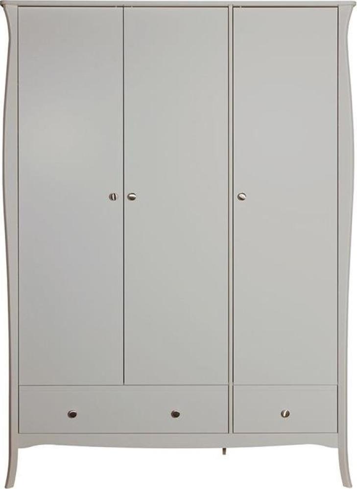 Steens Baroque Kleiderschrank 3-türig mit Schubladen, Anzahl Türen: 3, Anzahl Einlegeböden: 3, Grau Bild 1