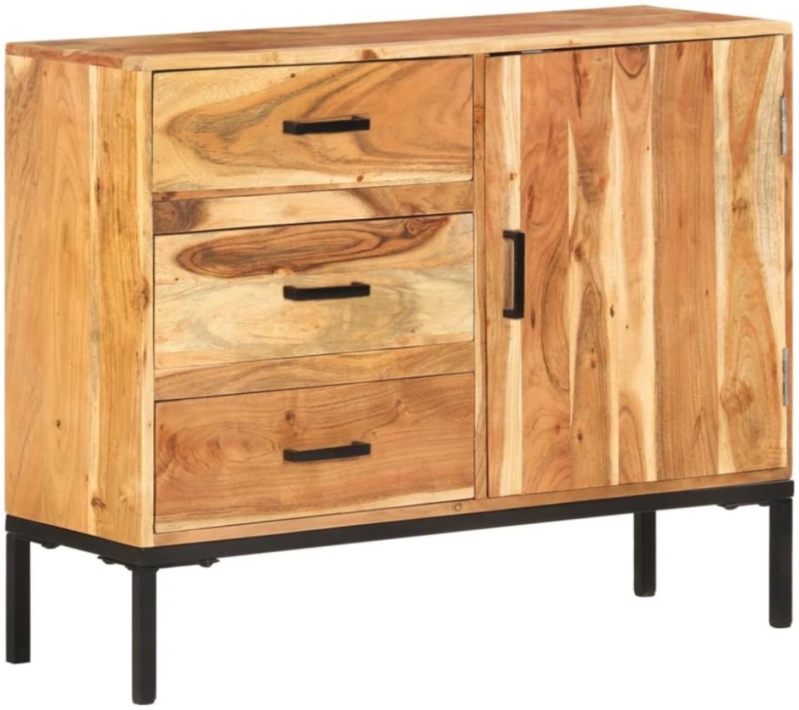 vidaXL Sideboard 88x30x73 cm Akazie Massivholz 329247 Bild 1