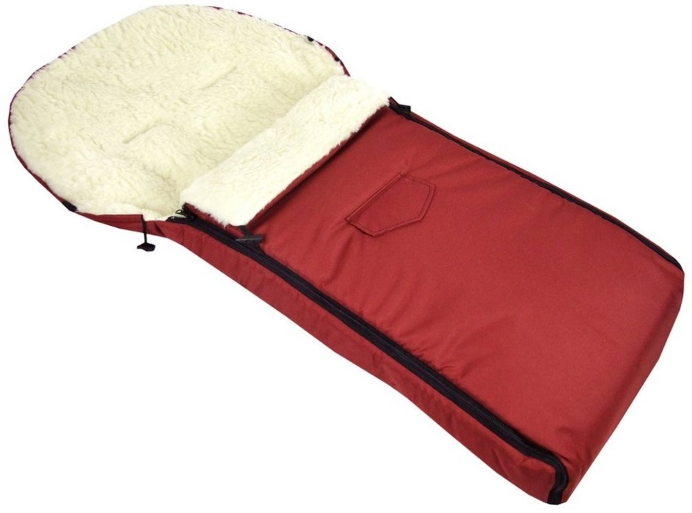 BambiniWelt by Rafael K. Fußsack Winterfußsack Babyfußsack Fußsack Kinderwagen Wolle universal 108cm, universal Bild 1