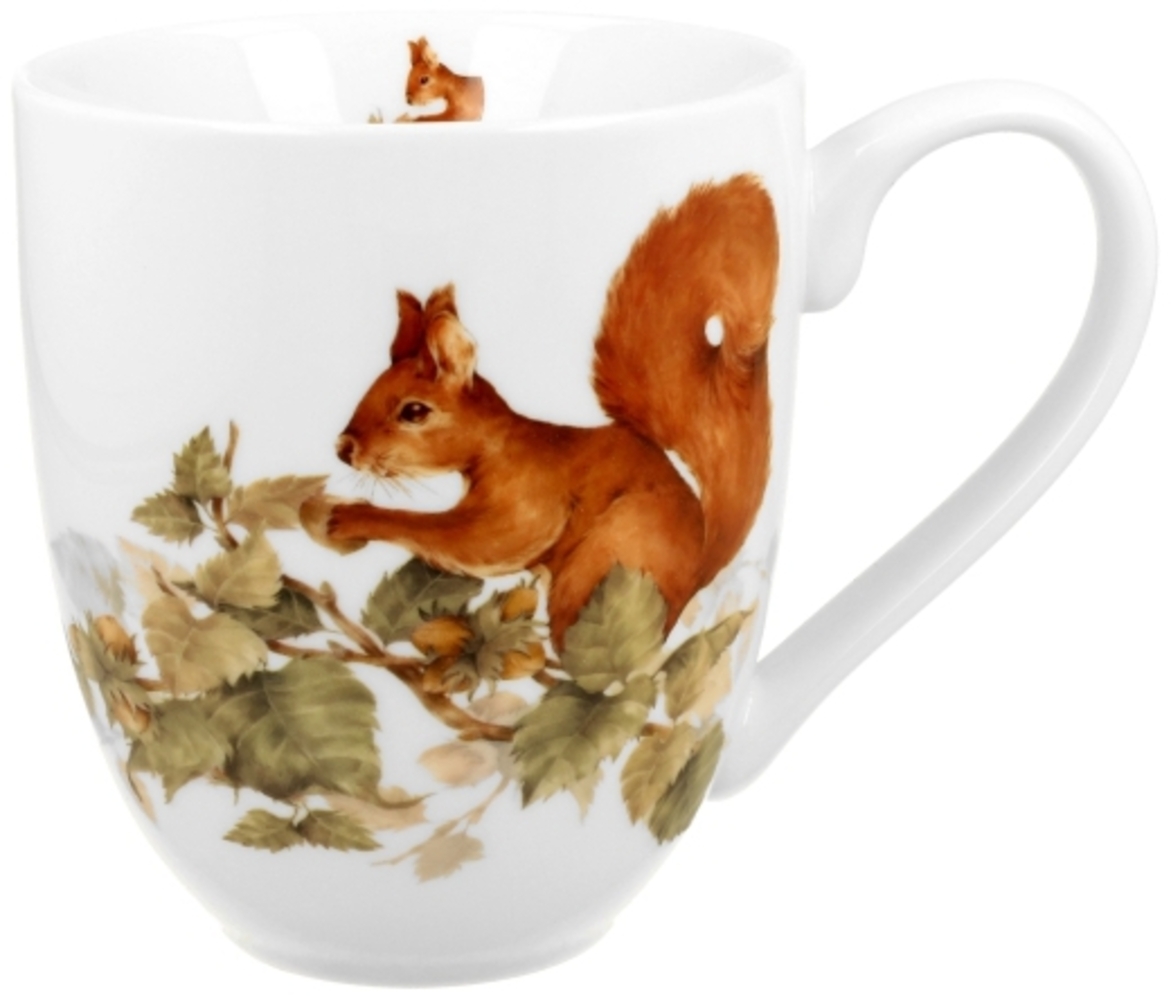 DUO ANIMALS XXL Becher 1000 ml EICHHÖRNCHEN (Squirrel) New Bone China Porzellan Bild 1