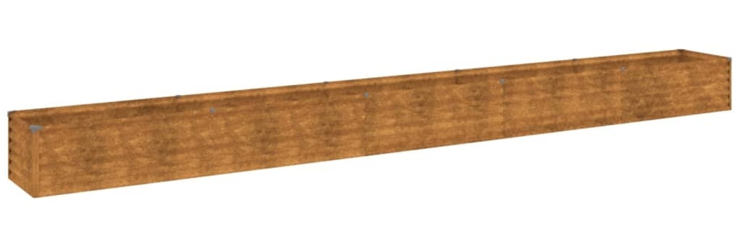 vidaXL Garten-Hochbeet 482 x 50 x 36 cm Cortenstahl 151979 Bild 1