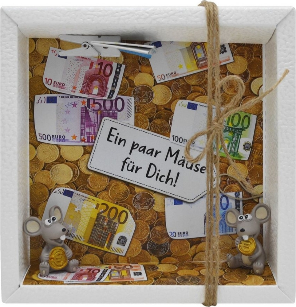 ZauberDeko Geschenkbox Geldgeschenk Verpackung Geldmäuse Mäuse Geld Geburtstag Geschenk Bild 1