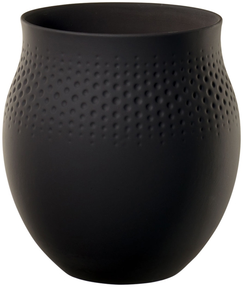 Villeroy & Boch Manufacture Collier Vase Perle 18 cm noir - DS Bild 1