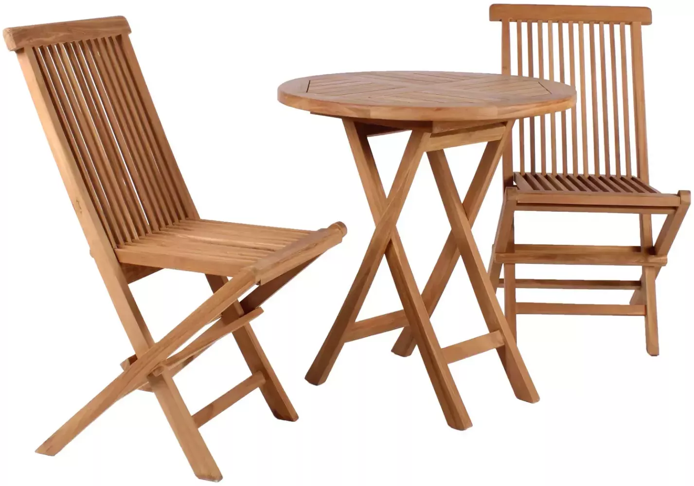 Gartensessel Langton und Tisch Sutton Teak-KOMPLETTSET Bild 1