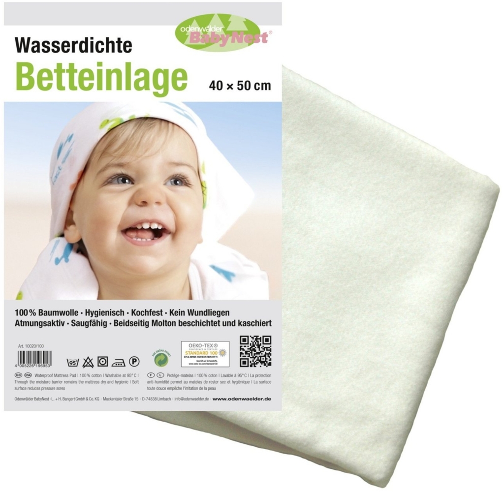 Odenwälder Betteinlage wasserdicht 70x140 cm Bild 1