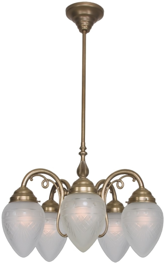 Kronleuchter D215-123cr Berliner Messing Bild 1