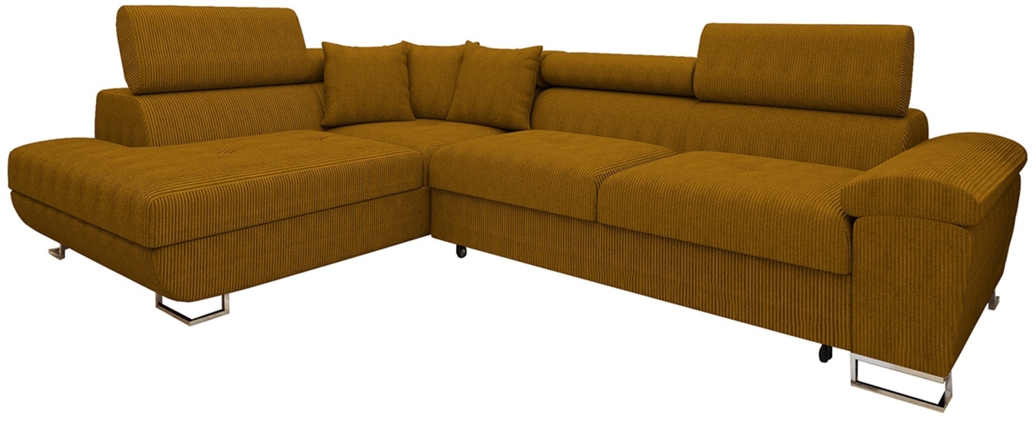 Ecksofa Cotere Cord (Farbe: Poso 01, Seite: Links) Bild 1