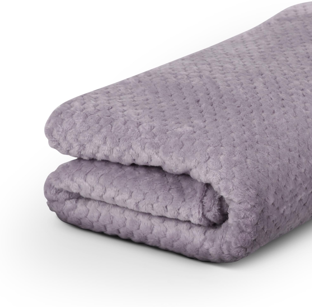 Kuscheldecke Cashmere Touch 150x200cm (Etherea) 250g/m² - Flauschige Wohndecke für Sofa, Couch und Bett, Tagesdecke Oeko-TEX - Sofaüberwurf Bild 1
