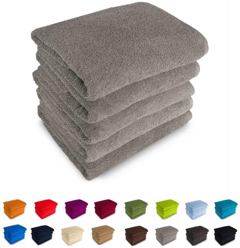 MatratzenL.A.B® Duschtücher 70x140 cm Rimini 500 g/m² Blauer Schwan®, 100% Baumwolle (Duschtücher), Badetücher, Frotee, 23 Farben, mit Aufhänger, einzeln verpackt Bild 1