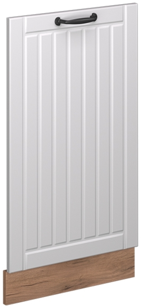 Geschirrspülblende Fame-Line Weiß Landhaus 45 cm ohne Arbeitsplatte Vicco Bild 1