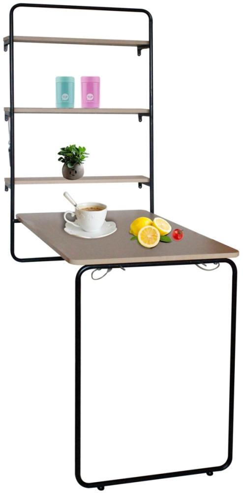 HTI-Line Klapptisch Wandklapptisch Cora mit Kreidetafel (Stück, 1-St, 1x Klapptisch ohne Dekoration), Wandtisch Schreibtisch Studententisch Bild 1