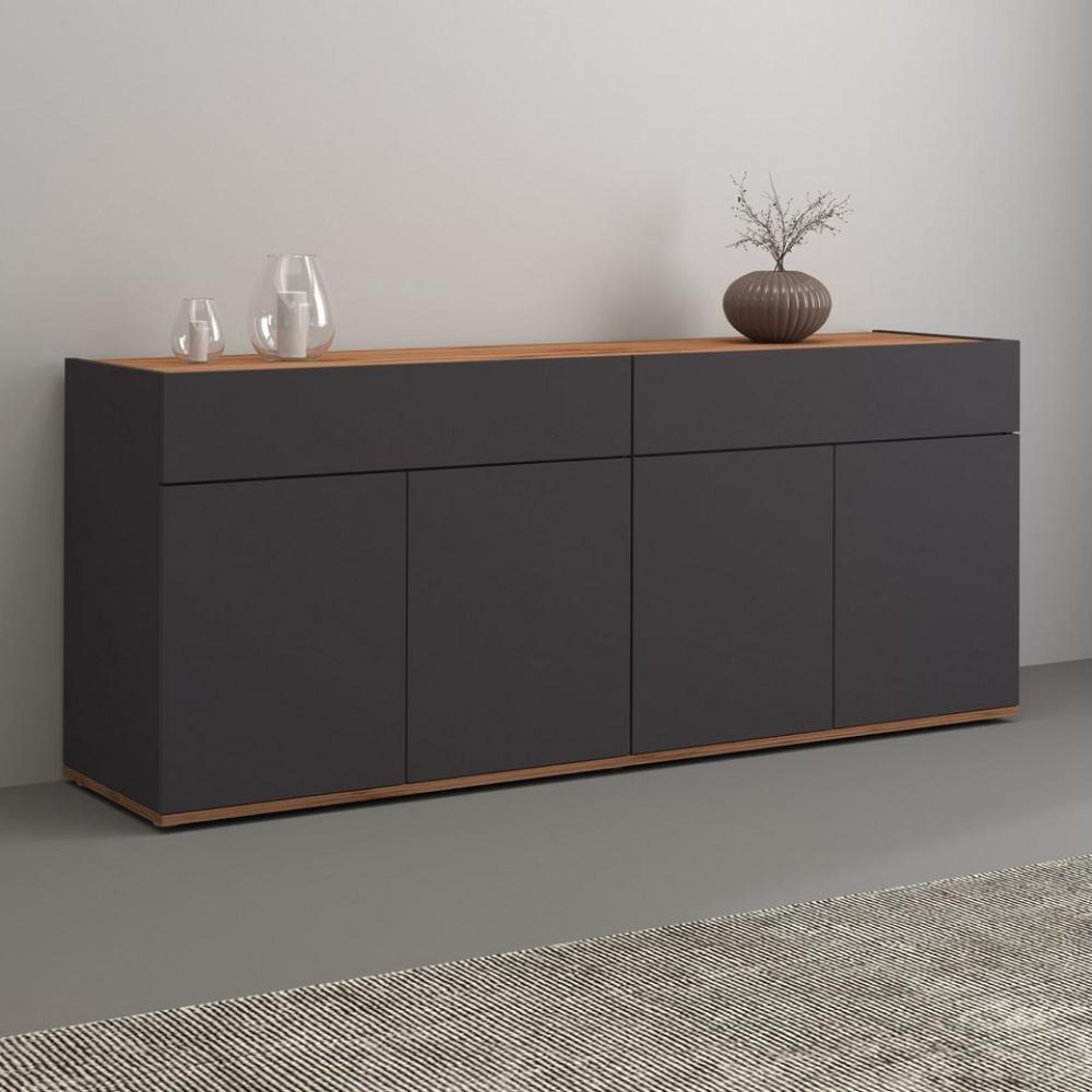 INOSIGN Sideboard Garda, Kommode, Schrank, Kredenz, 4 Türen, 2 Schubladen, grifflos Breite 160,1 cm Bild 1