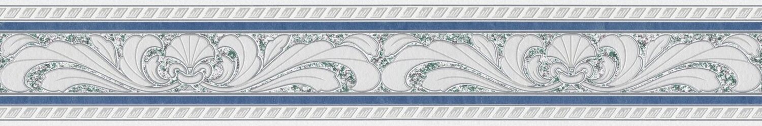 A.S. Création Bordüre Only Borders, aufgeschäumt, Barock, gemustert, ornamental, Tapete Bordüre Barock Holzplanken in Vintage-Optik Borte Wohnzimmer Bild 1