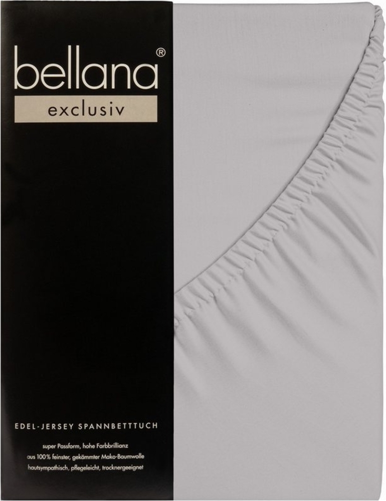 bellana Spannbettlaken Bellana exclusiv, Jersey, Gummizug: rundum, (1 Stück), 150g/m², 100% gekämmte Baumwolle Bild 1